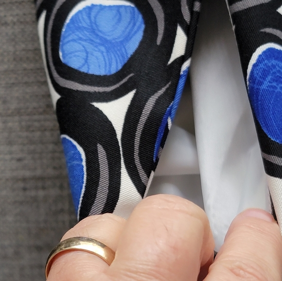 ALXY Shift V neck Knee Length Sleeveless Retro Dress Size 12 - Picture 7 of 12